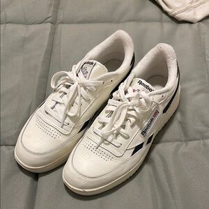 Reebok White and Black Sneakers